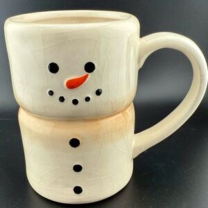 Boston Warehouse snowman mug. 15oz